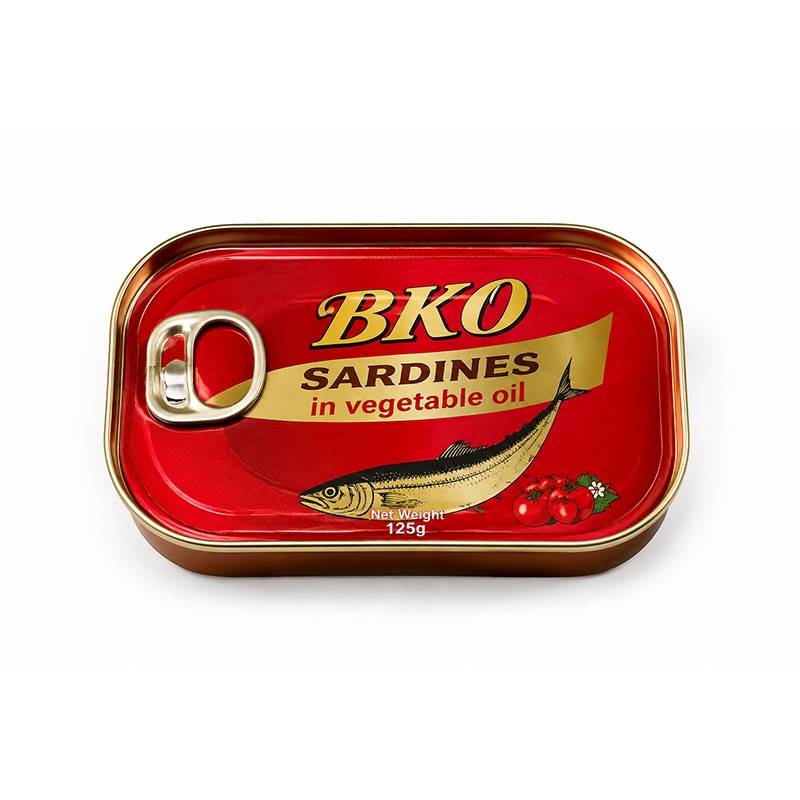 Konserverad sardin i vegetabilisk olja