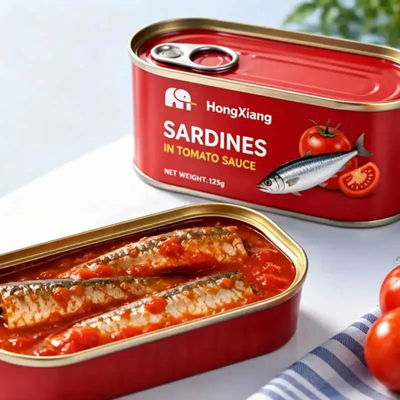 Konserverade sardiner i tomatsås